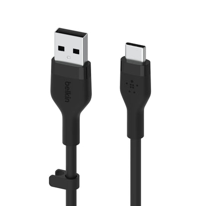 Belkin BoostCharge Pro Flex Braided USB-C to USB-A Cable (1M/3.3FT) USB-IF Certified Fast Charging Cable for iPhone 17, iPhone 17 Pro, iPad, Galaxy S25, Note, Pixel, Nintendo Switch 2 & More - Black
