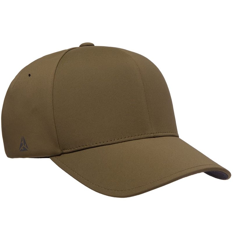 The Hat Pros Flexfit Delta 180 Seamless Carbon Cap | Flex Fit Performance 180 Fitted Cap (as1, Alpha, l, x_l, Olive)