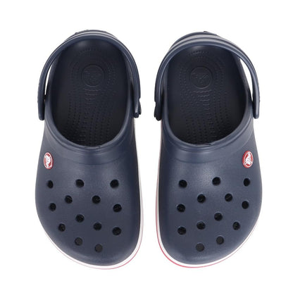 Crocs Unisex Kids Crocband K Clogs, Navy Red, 6 UK