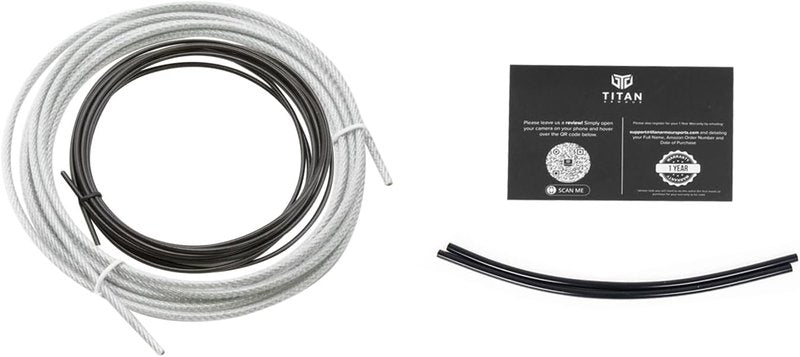 Premium Speed Rope Cables - Adult Jump Rope Set with Steel Ropes & Cable Protectors | Ideal for Fitness, Crossfit, Boxing, MMA