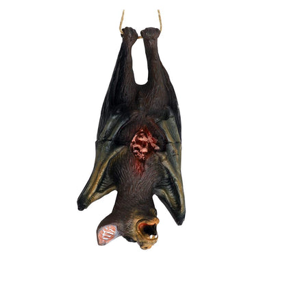 Halloween Realistic Bat Decoration Gory Latex Hanging Bat Party Favors Supplies Spooky Haunted House Decor April Fool's Day Props