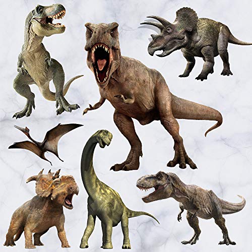 Dinosaur Wall Stickers, Peel & Stick Removable Wall Art Sticker Decals for Kids Bedroom Nursery Playroom Living Room,Multicolor