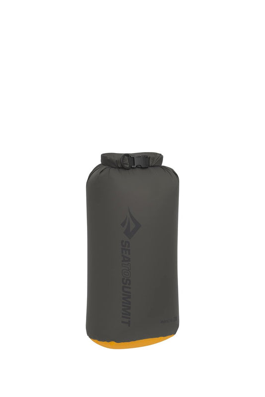 Sea to Summit eVac Dry Bag, Roll-Top Compression Sack, 8 Liter, Beluga Black