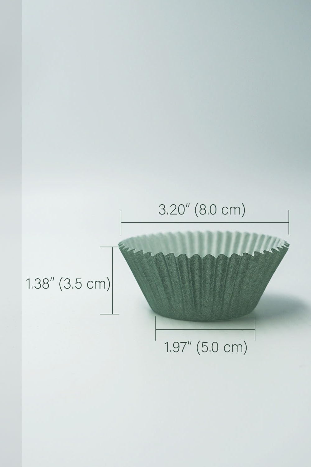 Bake Choice Cupcake Liners 200 Pcs Muffin Liners Standard Cupcake Wrappers, CupCake Liners, Food Grade Cupcake Liners, Greaseproof Parchment Muffin Liners Calyx Series
