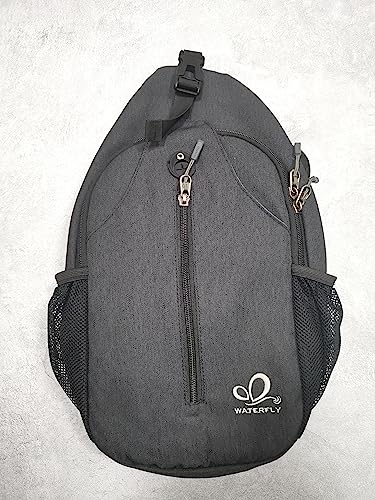 Waterfly Sling Bag Backpack Shoulder Crossbody Bag Chest Bags Hiking Casual Daypack for Men Women