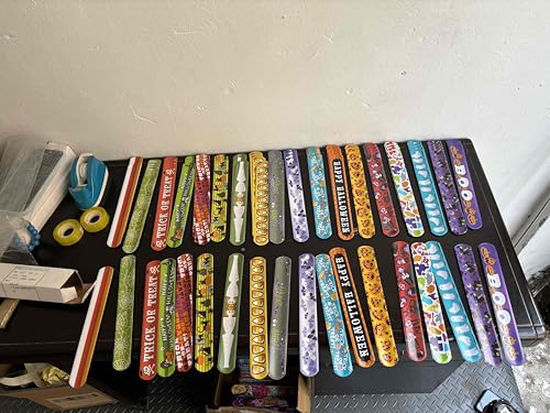JOYIN 72 PCS Halloween Slap Bracelets for Kids, Halloween Bracelets Bulk for Girls Boys Gifts, Friendship Snap Bracelet for Halloween Party Favors Goodie Bag Fillers, Classroom Favors
