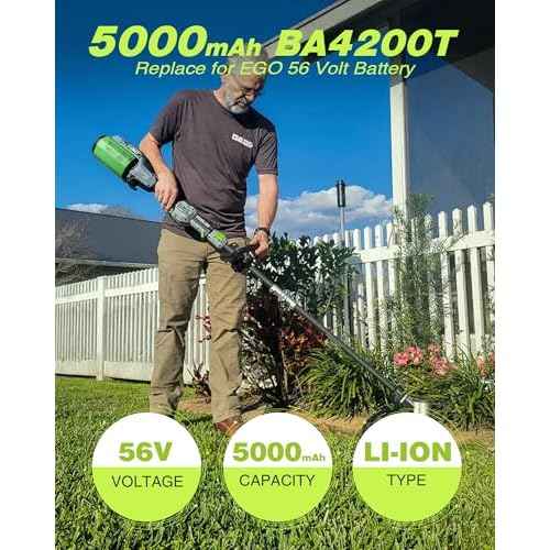 FirstPower 5.0 56V Replacement Battery for EGO Power+, Compatible for EGO Power+All 56V Cordless Power Tools Lithium-iON Battery
