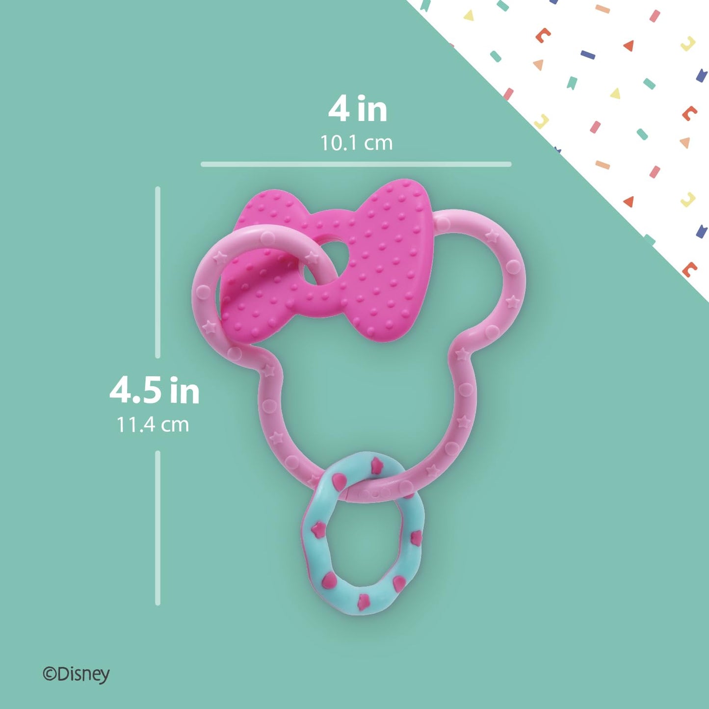 Disney Baby Minnie Mouse Teething Ring Toy (79676)