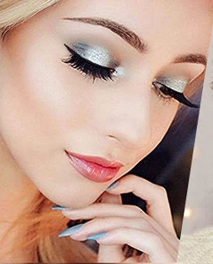 Go Ho Black Grey Silver Smoky Eyeshadow Palette,9 Colors Matte&Shimmer Eye Makeup Palette,Goth Eye Shadow Pallets for Women,Waterproof Cool Eye Shadow Palette Makeup with Prism Mirror