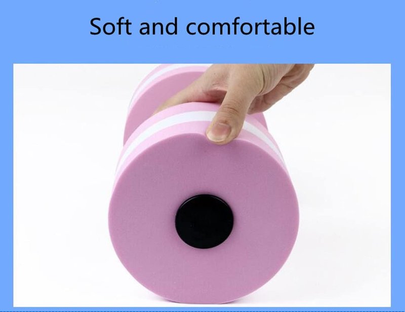 Floating Dumbbells for Water Aerobics - Set of 2 | Pink, Red, Blue, Green