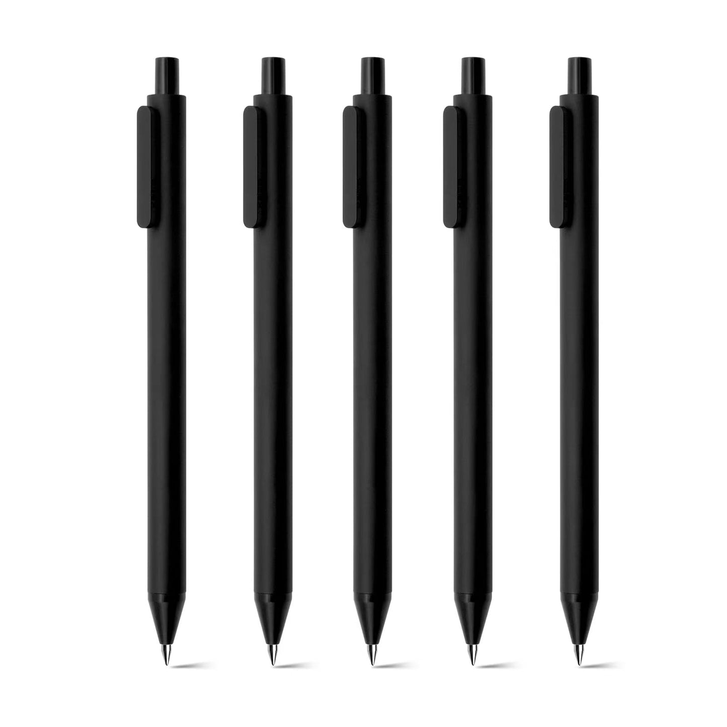 KaCo Gel Pens, 0.5 mm Fine Point, Black Ink 10 Count, Quick Dry Smooth Writing, Aesthetic Office Supplies Refillable Retractable