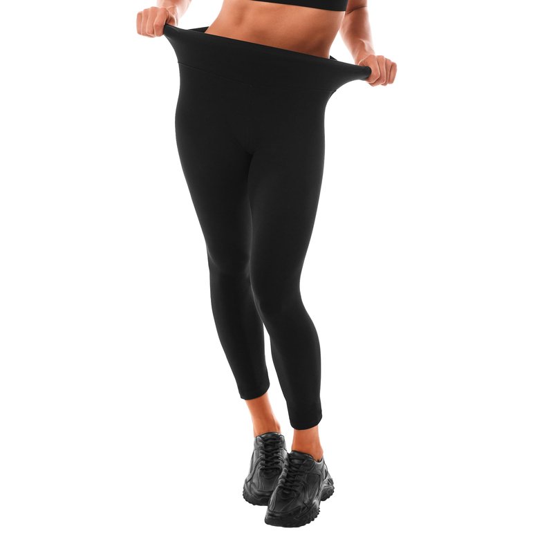 Leafigure Leggings with Pockets for Women, High Waisted Workout Leggings for Gym Navy Blue SM