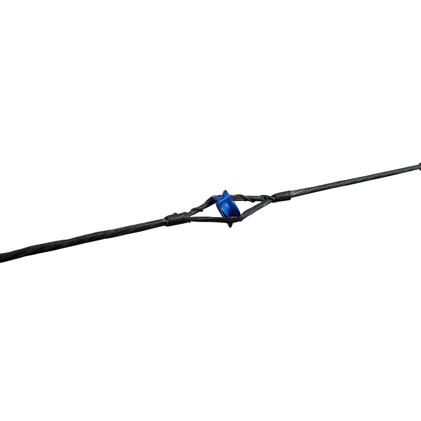 SAS Southland Archery Supply Aluminum Peep Sight for Archery Compound Bow - 2/Pack (Blue, 1/8 in)
