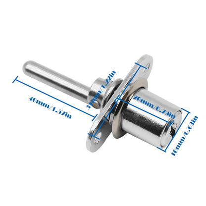 2 Piece Cabinet Plunger Lock Furniture Desk Drawer Plunger Lock Cupboard Cam Lock with Key for Filing Cabinets Wardrobe Display Cabinet Furniture