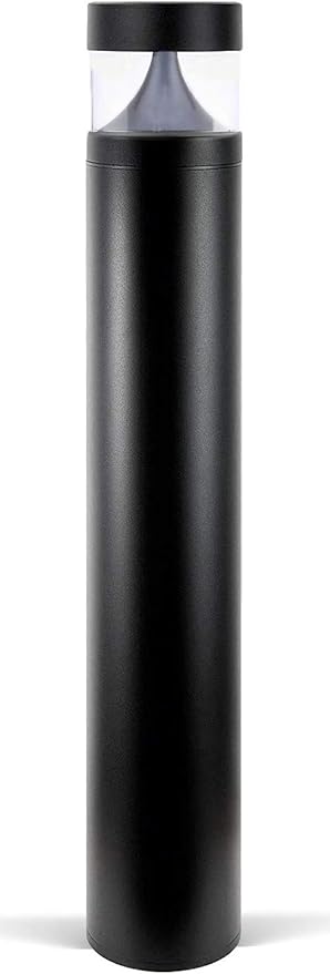 HARRRRD LED Bollard Landscape Lights 38" 20W 5000K 120V-277V Commercial/Residential Modern Ballard Lighting Fixture for Garden, Pathway, Driveway Electric Light. ETL Listed.