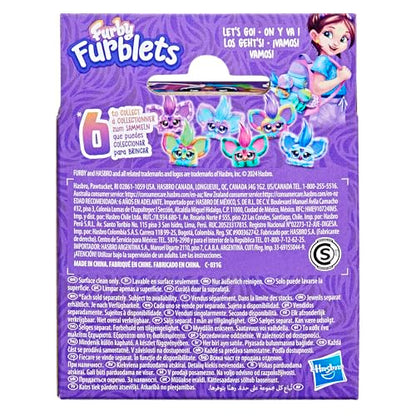 Furby Furblets - Series 1 Collectible - Ray-Vee Mini Electronic Plush Toy with Sounds for Kids, Interactive Talking Collectible, Soft to the Touch
