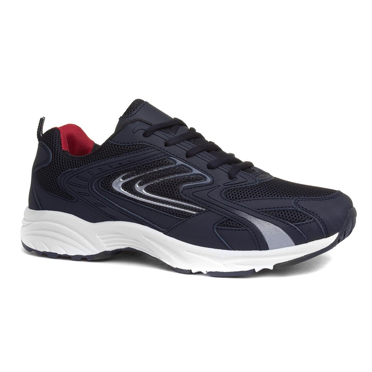 XL Mens Navy Lace Up Trainer - Size 9 UK - Blue