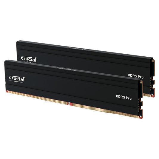 Crucial Pro DDR5 RAM 32GB Kit (2x16GB) 6000MHz, Intel XMP 3.0 / AMD EXPO, Computer Memory (PC) - CP2K16G60C48U5
