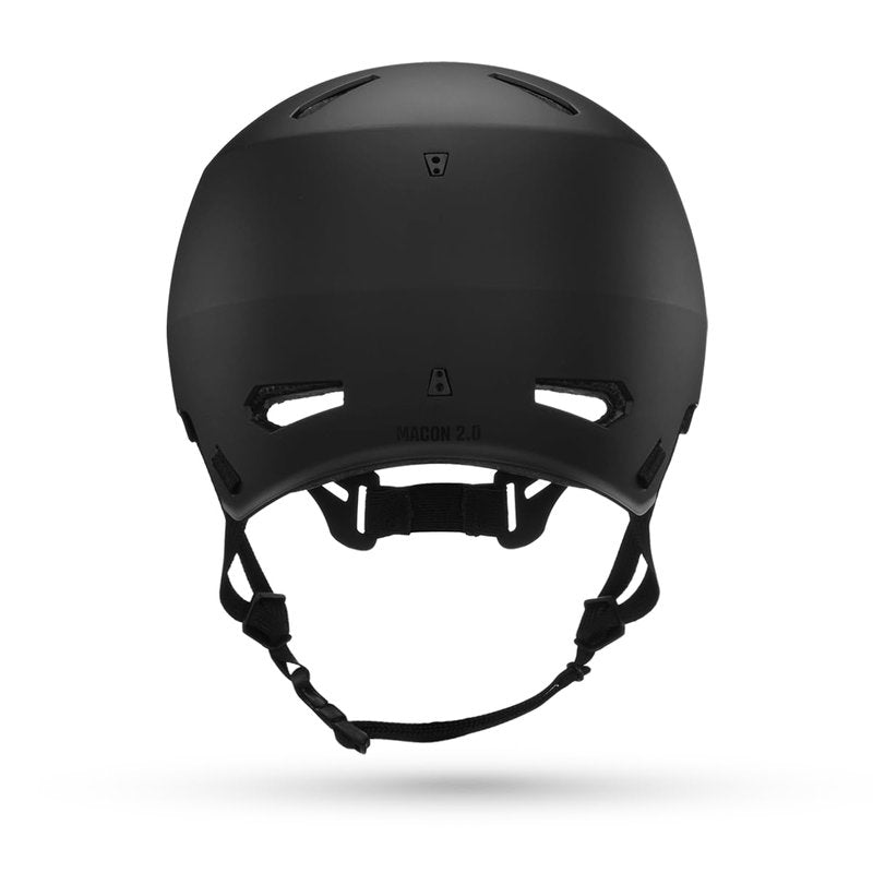 Bern Macon 2.0 Adult Multisport Helmet for Bike, Skateboard, Scooter (Matte Black, Small)