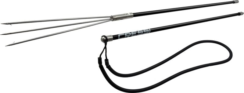 Cressi FG2 Pole Spear, Black, Fiberglass