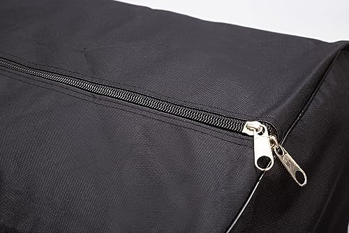 Extra Large Foldable Duffel Bag for Travel – Heavy-Duty Cargo Bag with Zippers & Reinforced Handles, TSA Approved, Water-Resistant, Security strap, black, 88.90 cm, Heavy-duty Cargo Duffel