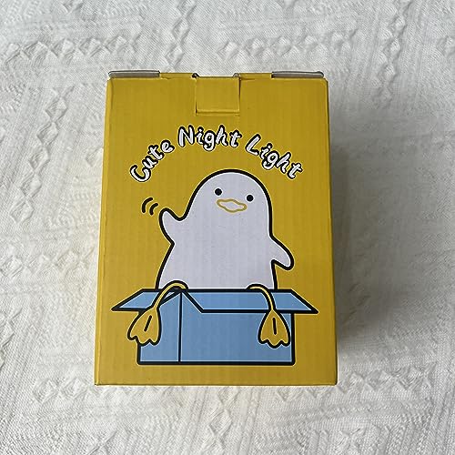 Attivolife Duck Night Light for Kids, Cute Animal Silicone Lamp Touch Control + Dimmable + Timer, USB Rechargeable LED Feeding Nightlight Bedside Bedroom Decor Birthday Gifts for Toddler Baby Women