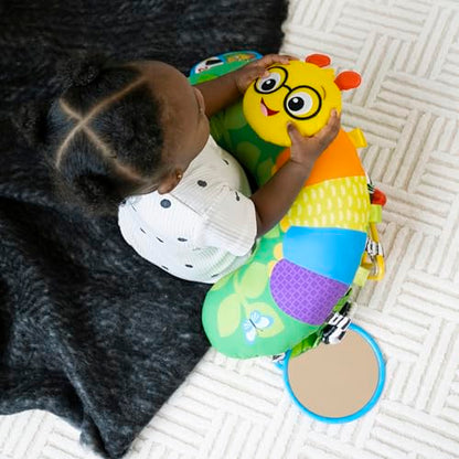 Baby Einstein, Cal-a-Pillow, Tummy Time Activity Pillow, Multisensory, Cal The Caterpillar, Ages 0+ Months
