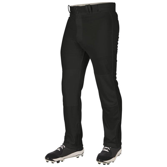 Champro Triple Crown 2.0 Open Bottom Baseball Pants, Adult Medium, Black