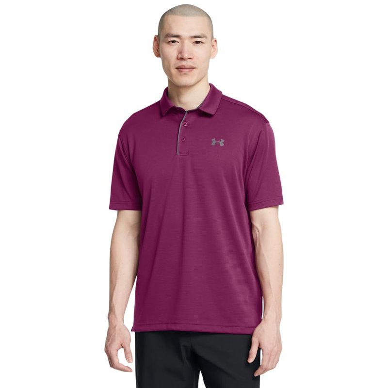 Under Armour Men's Tech Golf Polo, (505) Purple Gemini / / Pitch Gray, XX-Large