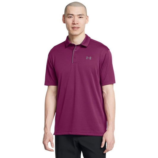 Under Armour Men's Tech Golf Polo, (505) Purple Gemini / / Pitch Gray, XX-Large