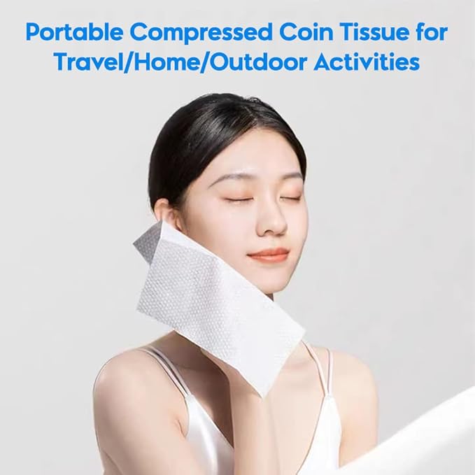 120 Pcs Mini Compressed Towels, Disposable Face Compressed Towel, Compressed