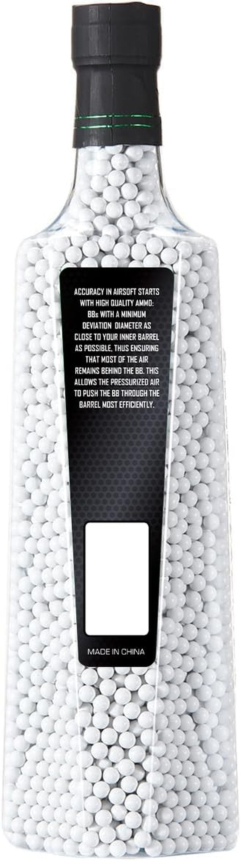 Lancer Tactical Airsoft 5,100 RDS 0.20g Outdoor BBS Outdoor Field Compliant (White)