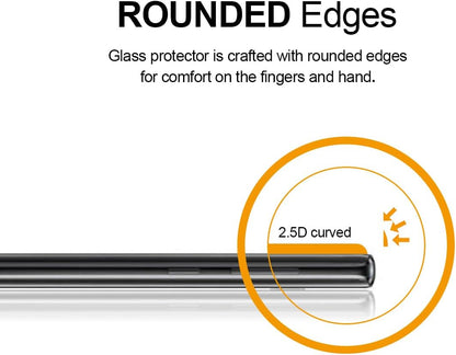 Supershieldz (2 Pack) Designed for Samsung Galaxy Note 9 Tempered Glass Screen Protector with (Easy Installation Tray) Anti Scratch, Bubble Free (Black)