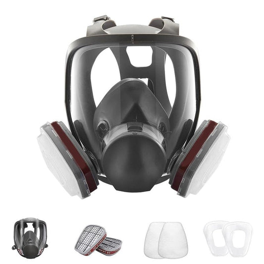 CSBDDPNHD Full Face Reusable Respirator Mask with Filters,Gas Mask for Painting, Woodworking, Construction, Sanding, Spraying,DIY ect