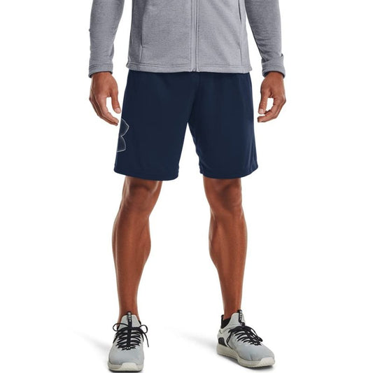 Under Armour Men's Tech Graphic 10" Shorts, Academy Blue (409)/Steel, X-Large Tall