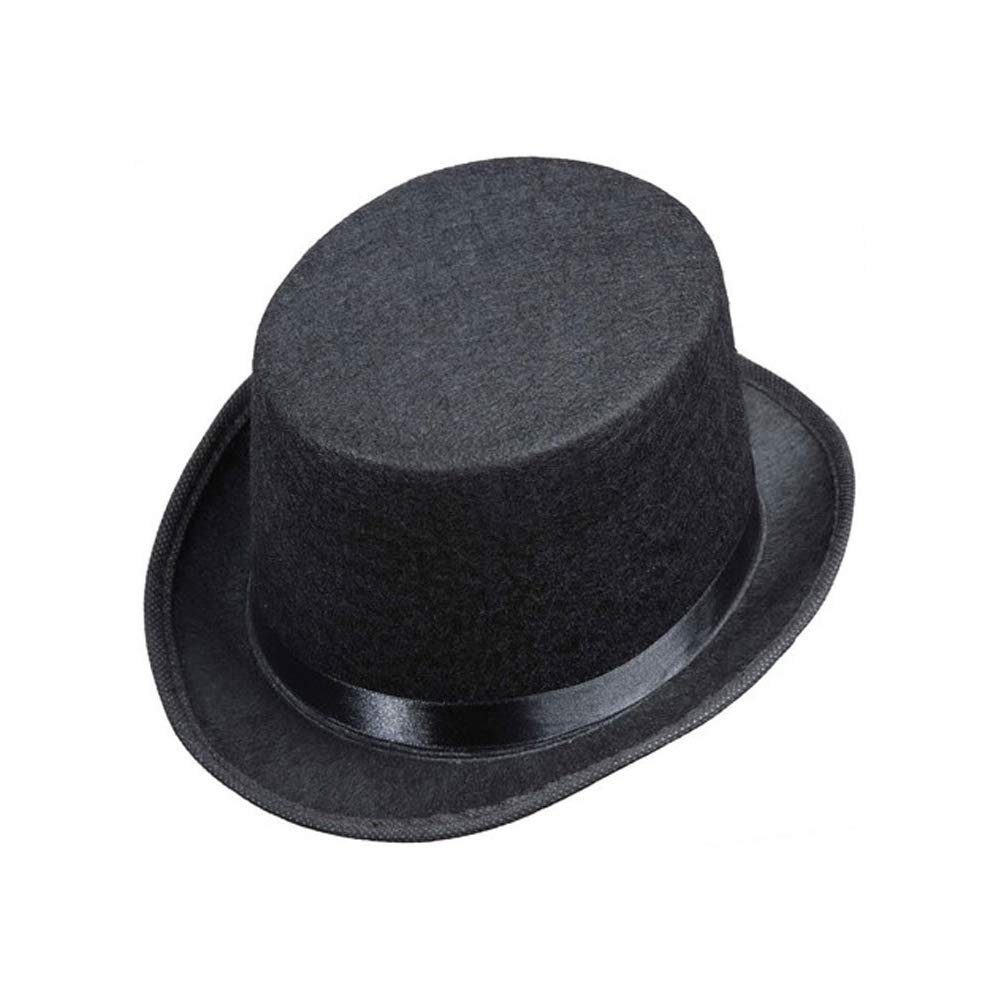 Rhode Island Novelty Deluxe Black Magician Butler Formal Costume Top Hat, One Per Order