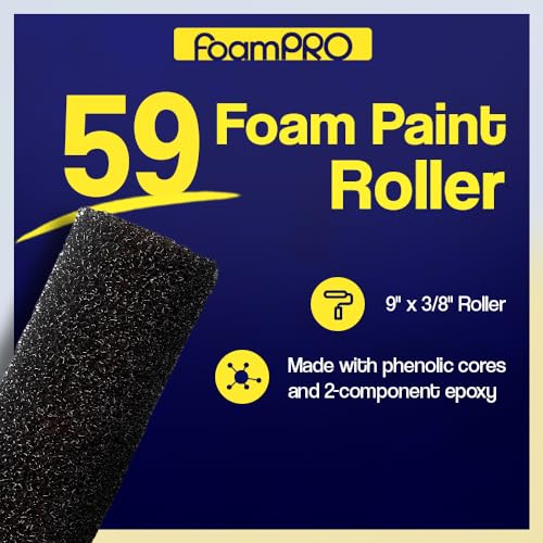 FoamPRO 59 Foam Paint Roller, 9" x 3/8"