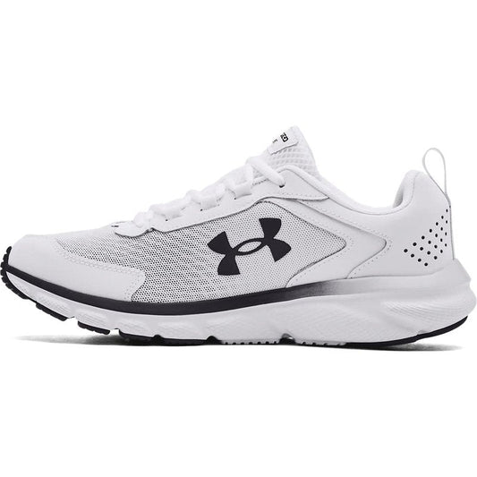 Under Armour Mens Charged Assert 9 Running Shoe, White(100 Black, 11 X-Wide US