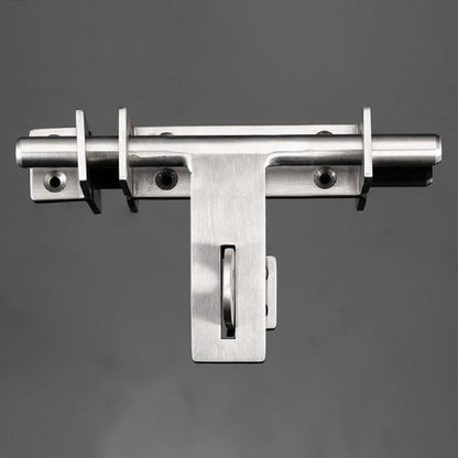 DINGCHI Sliding Bolt Security Lock Throw Lock Heavy Duty 304 Stainless Steel Barrel Door Bolt with Hole Brushed Finish