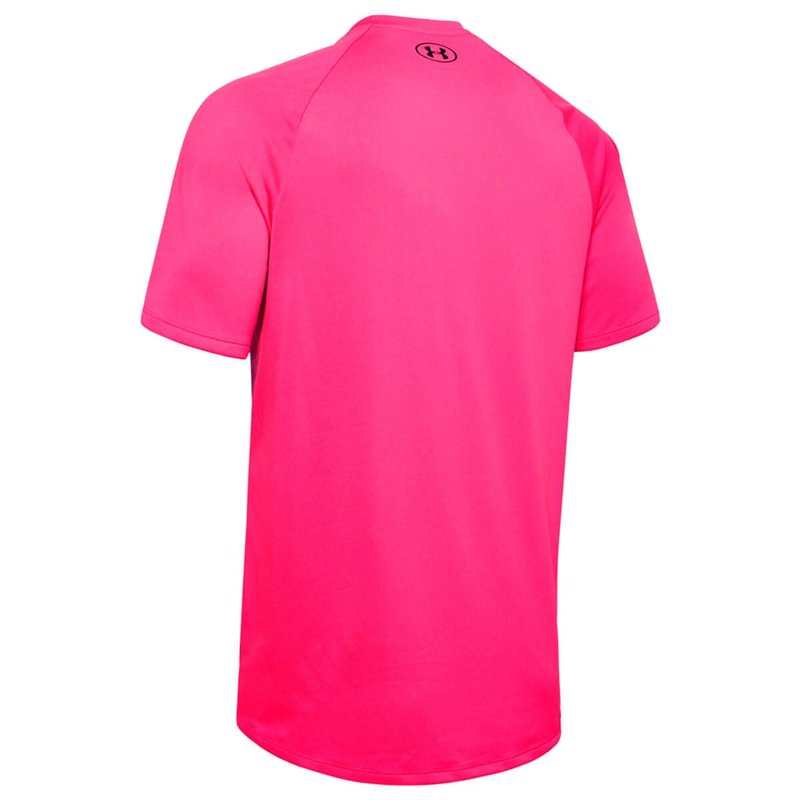 Under Armour Men's Tech 2.0 Short-Sleeve T-Shirt , Pink Surge (687)/Black, Large