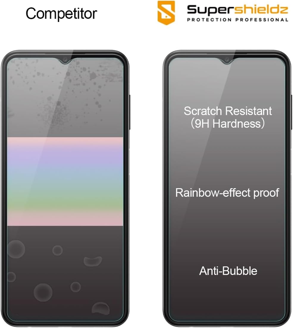 Supershieldz (2 Pack) Designed for Samsung Galaxy A32 5G Tempered Glass Screen Protector, Anti Scratch, Bubble Free