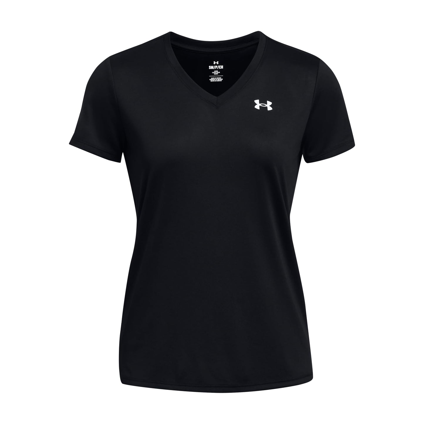 Under Armour Women's Tech SSV- Solid Shirt Black