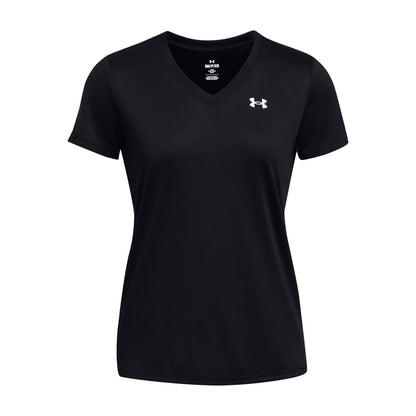 Under Armour Women's Tech SSV- Solid Shirt Black