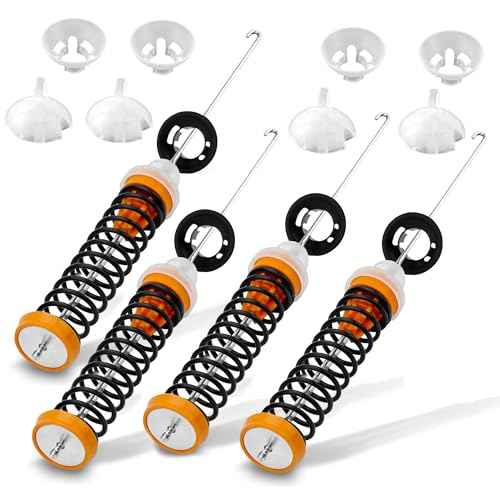 Upgraded MVWB765FW3 MVWB765FW4 WTW7500GC2 7MWTW7000EW0 Washer Suspension Rod Kit for Maytag Whirlpool Kenmore Washer WTW7040DW0 MVWB765FC3 7MWTW7300EW0 WTW7500GW0 11026132413