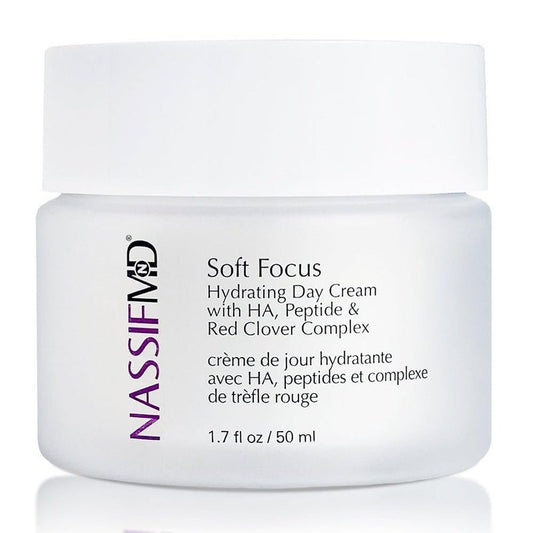 NASSIFMD Soft Focus Hydrating Day Cream - Moisturizer Face Cream for Radiant & Youthful Skin, Niacinamide & Hyaluronic Acid Facial Moisturizer