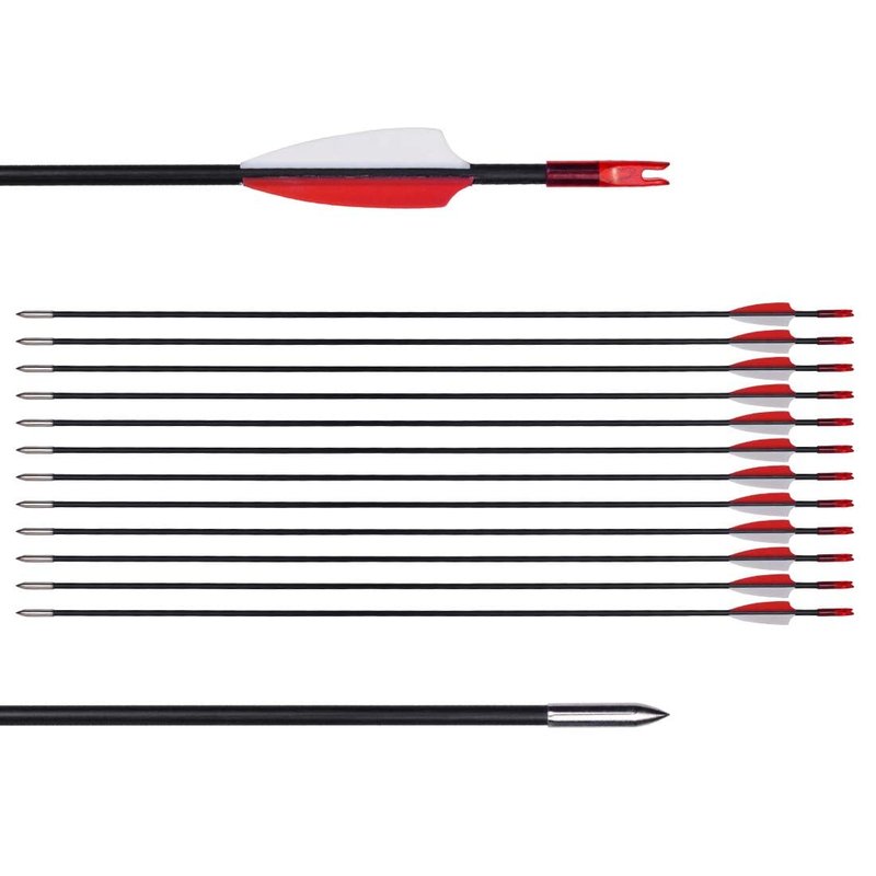 31" Training Arrows-Archery Practice Target Arrows for Youth or Beginners