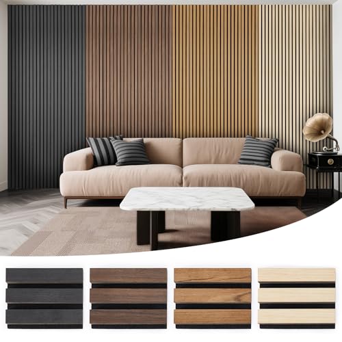 Samples 4-Pack 6" x 4.5" Acoustic Wood Slat Panels