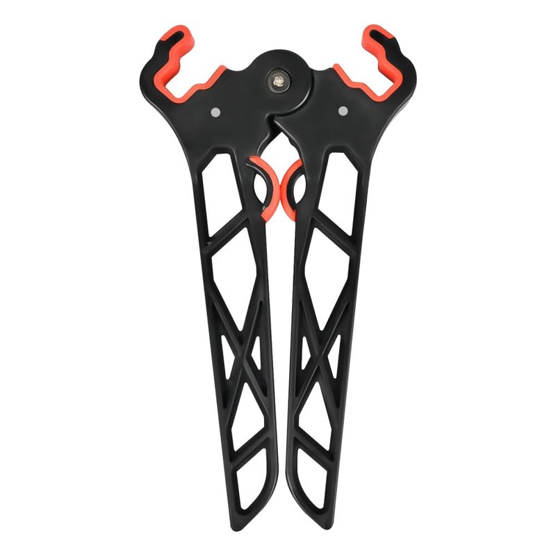 MiOYOOW Compound Bow Stand, Foldable Archery Bow Stand with Jaws Spring Design Archery Accessories for Outdoor Hunting Shooting