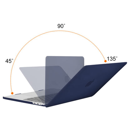 MOSISO Compatible with MacBook Pro 13 inch Case M2 M1 2025 2024 2023 2022-2016 Release A2338 A2289 A2251 A2159 A1989 A1706 A1708, Plastic Hard Shell Cover&Keyboard Skin&ScreenProtector, Navy Blue
