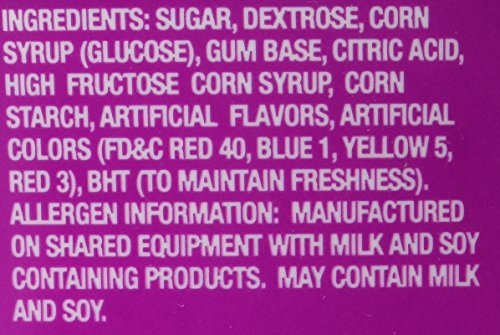 Tootsie Roll Dubble Bubble Gum - 300 Count Resealable Tub of Individually Wrapped Fruit and Bubble Gum - Original, Watermelon, Apple and Grape Flavors - Peanut and Gluten Free, 47.6 Ounce